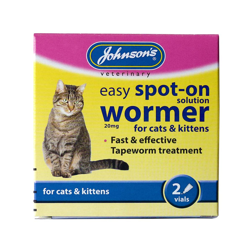 Johnsons Easy Spot On Wormer Cats