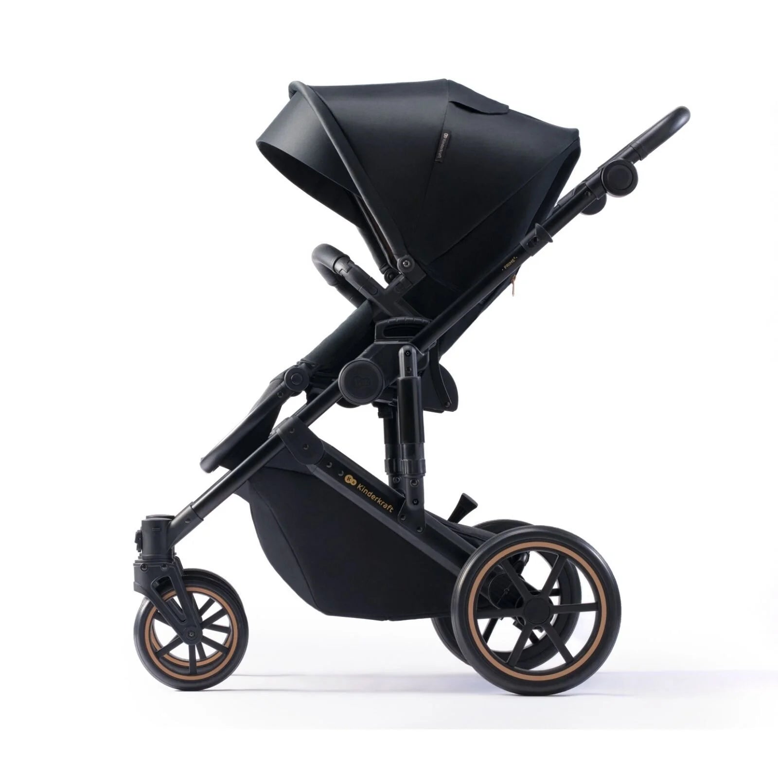 Kinderkraft 3-in-1 Mink Pro Prime 2 Travel System with Car Seat - Venezian Black