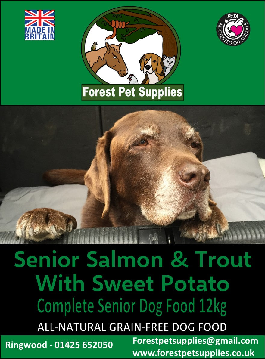 Forest Pet Supplies Senior Salmon And Trout With Sweet Potato And Asparagus 12kg