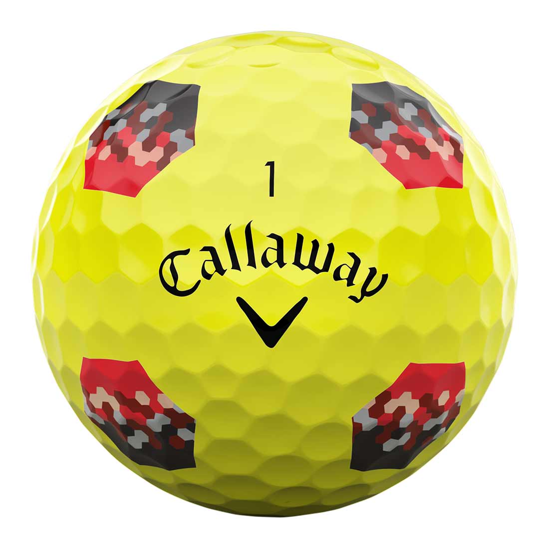 Callaway 2024 Chrome Tour TruTrack Yellow Golf Balls