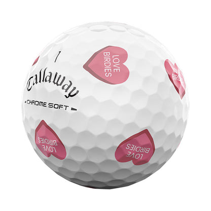Callaway Chrome Soft Truvis Hearts Golf Balls
