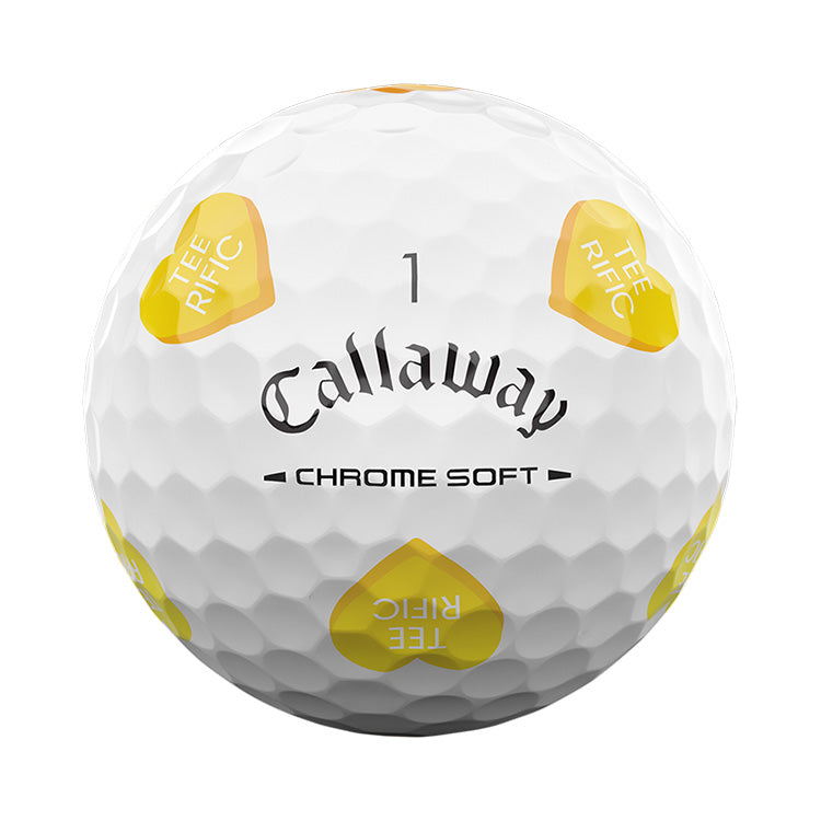 Callaway Chrome Soft Truvis Hearts Golf Balls