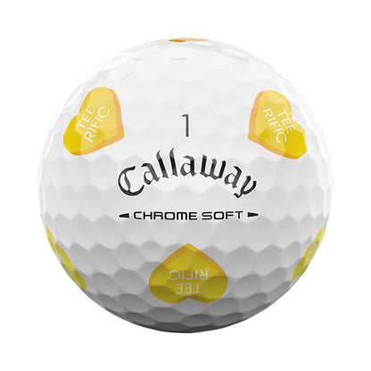 Callaway Chrome Soft Truvis Hearts Golf Balls