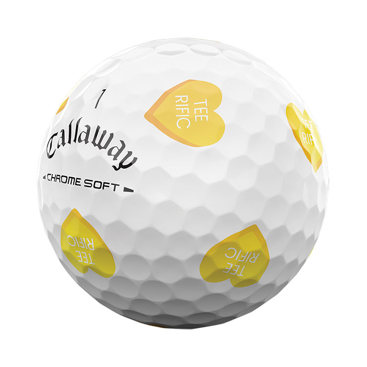 Callaway Chrome Soft Truvis Hearts Golf Balls