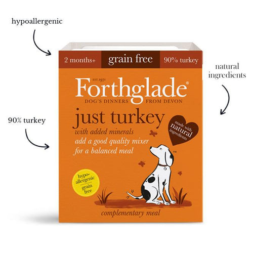 Forthglade Just Turkey 395g - Forest Pet Supplies