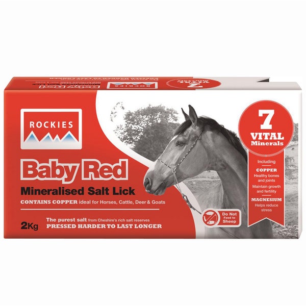 Rockies Baby Red Salt Lick 2kg