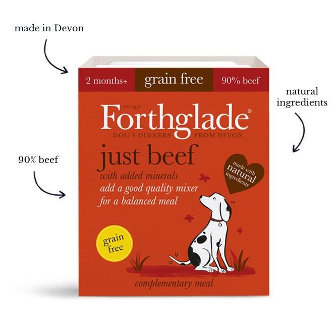 Forthglade Just Beef 395g - Forest Pet Supplies