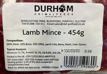Load image into Gallery viewer, Durham Minced Lamb 454g

