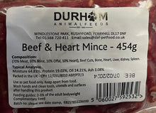 Load image into Gallery viewer, Durham Minced Beef and Heart 454g
