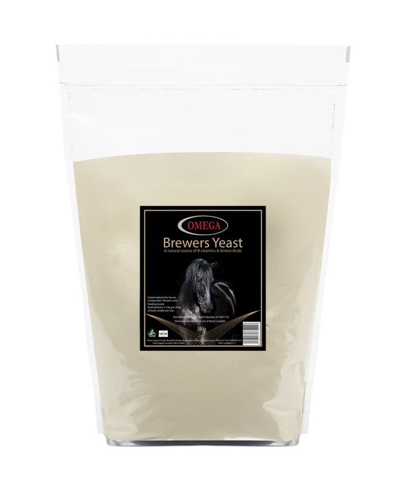 Omega Equine Brewers Yeast 3kg - Forest Pet Supplies