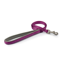 Load image into Gallery viewer, Viva Padded Snap Lead 50kg 100cm x 1.9cm (Black, Blue, Red, Green, Purple, Pink)
