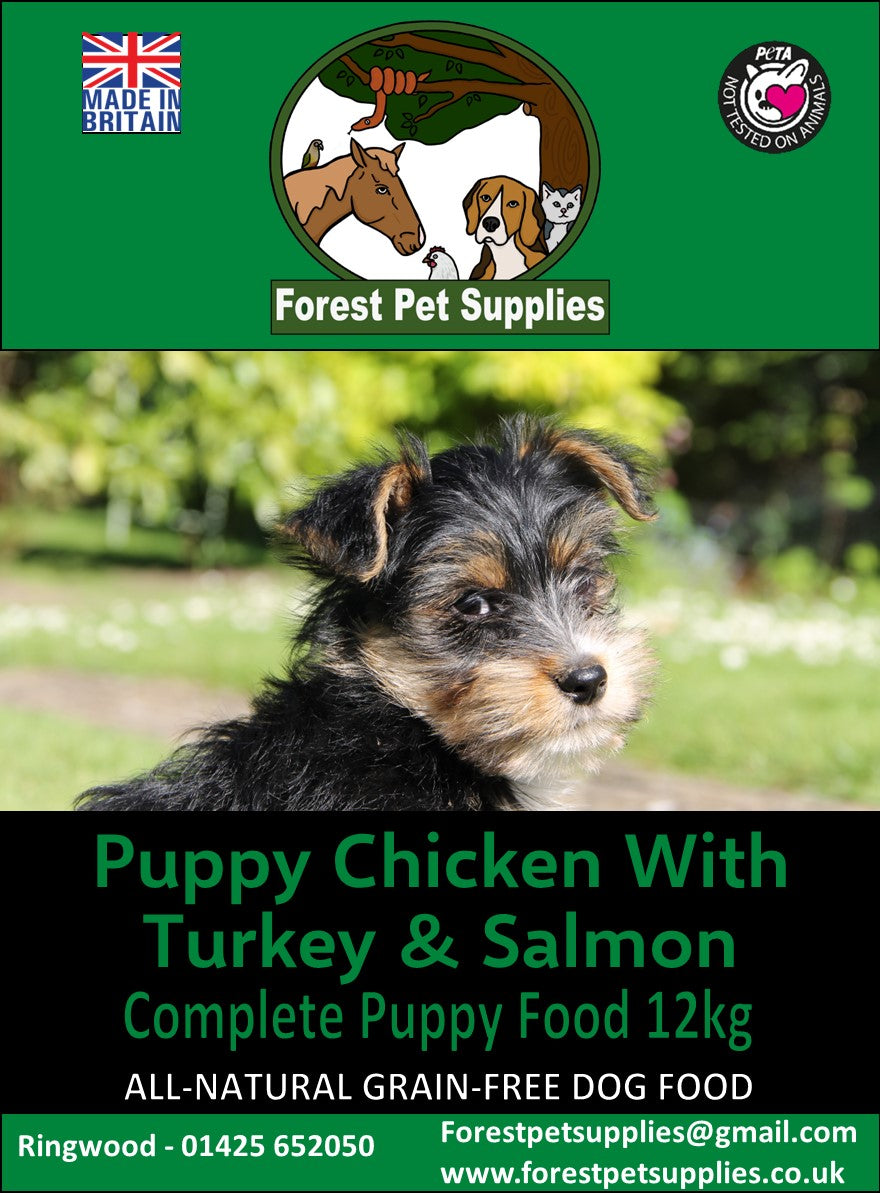 Forest Pet Supplies Puppy Chicken With Turkey And Salmon 12kg