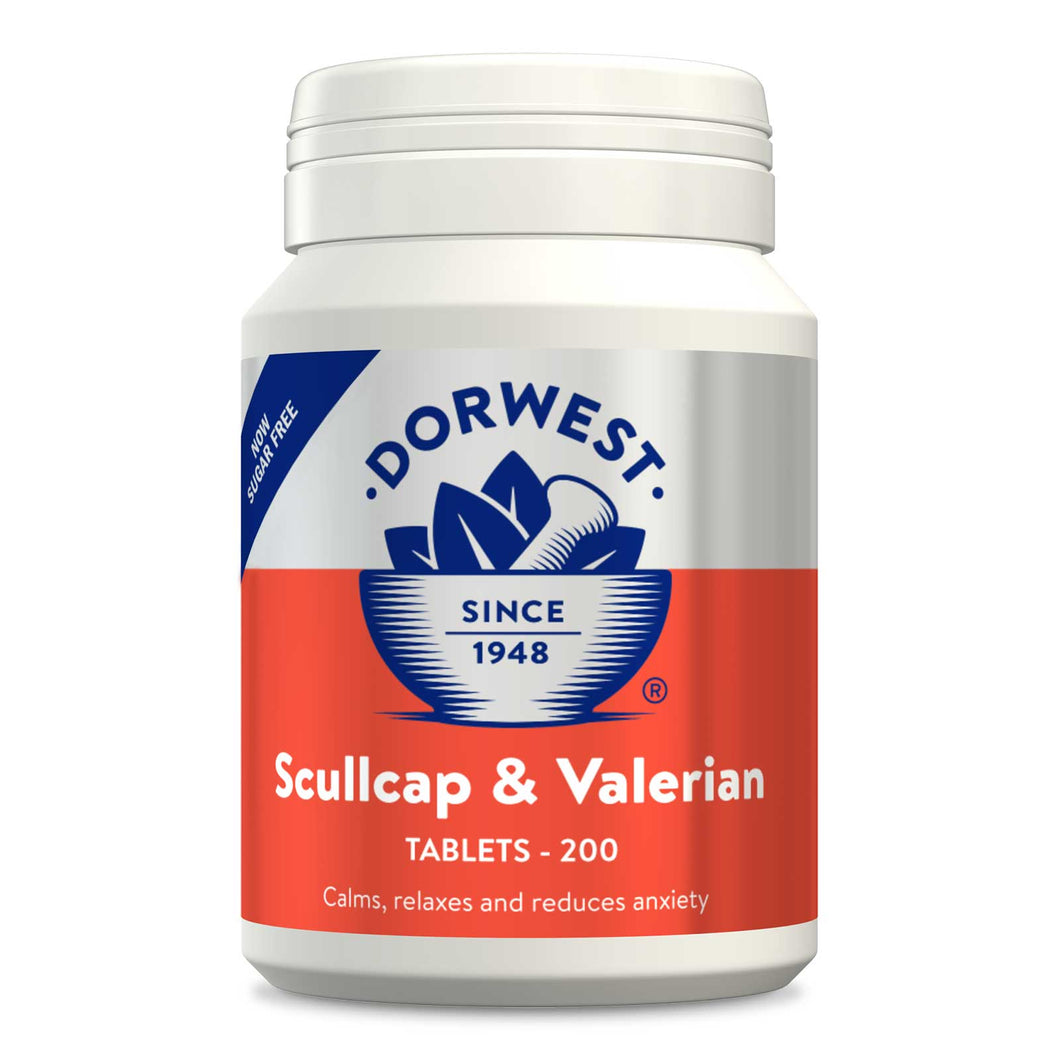 Dorwest Scullcap & Valerian 200 Tablets